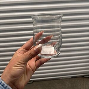 Small glass vase